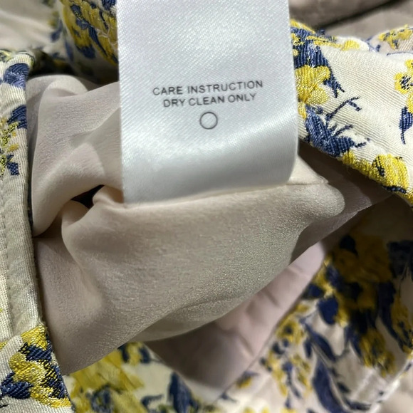 NWT Lovers + Friends Warren Floral Yellow & Blue High Waisted Shorts Sz M - Picture 6 of 7